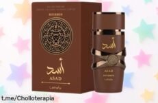 Perfume Lattafa Asad Bourbon para hombre, ¡ahora a precio rebajado! Un super chollo de aroma intenso y duradero que te hará sentir único y seguro. ¡No lo dejes escapar!