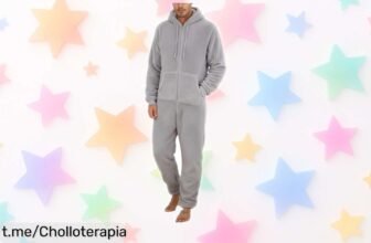 Pijama enterizo de felpa calentito con descuento brutal: ahorra más del 50 % y crea un hogar acogedor ya, ¡corre que vuelan las unidades!