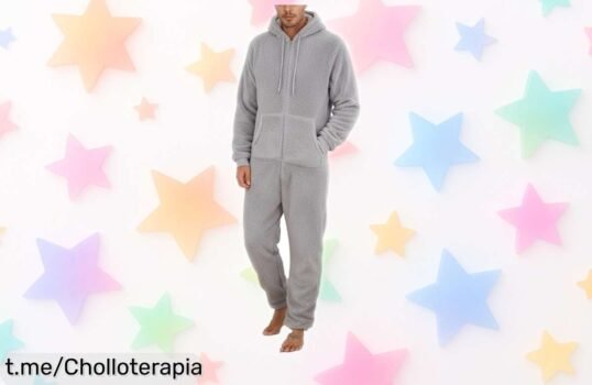Pijama enterizo de felpa calentito con descuento brutal: ahorra más del 50 % y crea un hogar acogedor ya, ¡corre que vuelan las unidades!