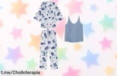 Pijama largo Women'secret colección Forest a precio rebajado, ideal para noches frescas; siente el estilo y aprovecha esta oferta limitada antes de que se agote. ¡No te lo pierdas!