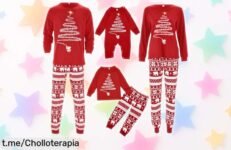 Pijamas de Navidad para toda la familia con descuento brutal: el super chollo que hará tus fiestas inolvidables ¡aprovéchalo antes de que se acabe!