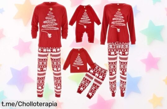 Pijamas de Navidad para toda la familia con descuento brutal: el super chollo que hará tus fiestas inolvidables ¡aprovéchalo antes de que se acabe!