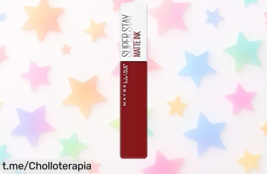 Pintalabios líquido mate Maybelline Superstay Matte Ink en color intenso, rebajado por tiempo limitado ¡Rossos labios perfectos que duran todo el día y te harán brillar de seguridad!