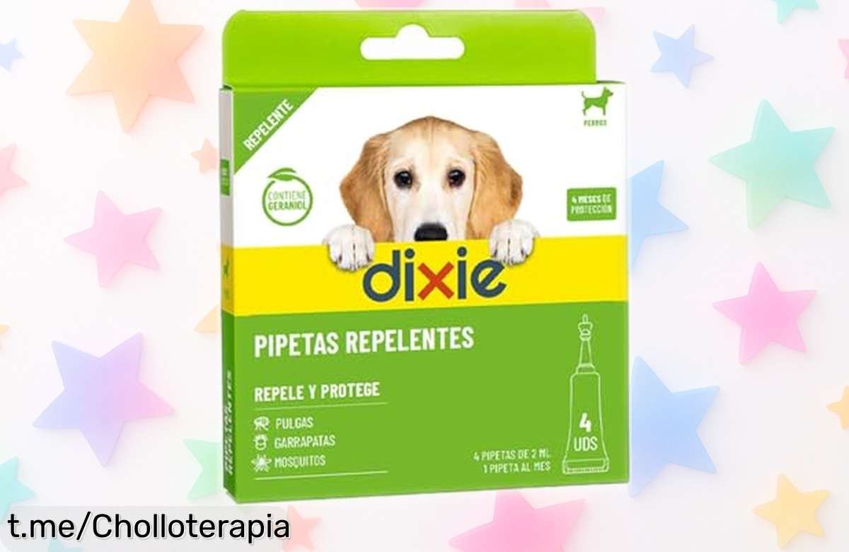 Pipetas repelentes para perros Dixie: ¡protege a tu peludo durante 45 días con este super chollo de oferta limitada que hará que muera de amor sin insecticidas!
