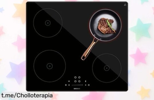 Placa de inducción Cecotec Bolero Squad I 4200: Super chollo hasta agotar existencias para cocinar rápido y seguro. ¡No te quedes sin ella, tu cocina lo necesita ya!