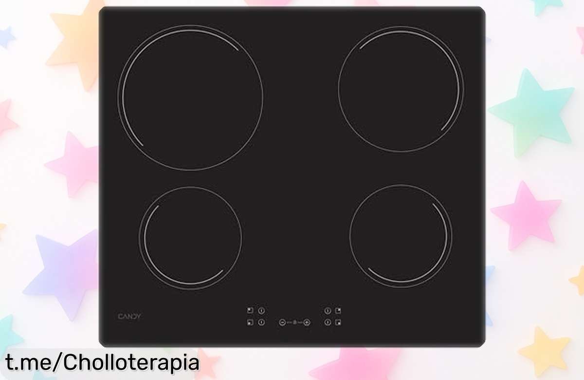 Placa vitrocerámica Candy Idea CH64CCB con limpieza fácil y potencia de 6,5KW a precio rebajadísimo: ¡aprovéchate de este super chollo antes que se acabe!