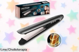 Plancha de pelo Cecotec RitualCare 880: Alisado perfecto con queratina y argán a precio rebajado, ¡brilla como nunca y siente la confianza antes que se agote esta oportunidad!
