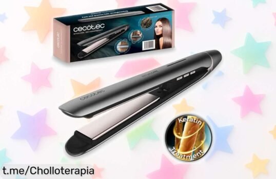 Plancha de pelo Cecotec RitualCare 880: Alisado perfecto con queratina y argán a precio rebajado, ¡brilla como nunca y siente la confianza antes que se agote esta oportunidad!