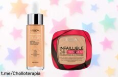 Polvos compactos mate infalibles de L’Oréal Paris: Look perfecto todo el día a un precio rebajado, ¡no pierdas la oportunidad de sentirte segura y radiante!