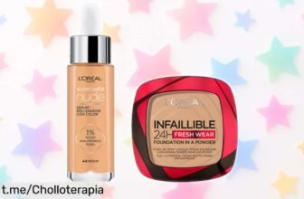 Polvos compactos mate infalibles de L’Oréal Paris: Look perfecto todo el día a un precio rebajado, ¡no pierdas la oportunidad de sentirte segura y radiante!