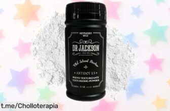 Polvos texturizantes Dr. Jackson para hombre: da volumen y fijación natural a tu cabello ¡aprovéchalo ya antes de que se agote esta oferta voladora!