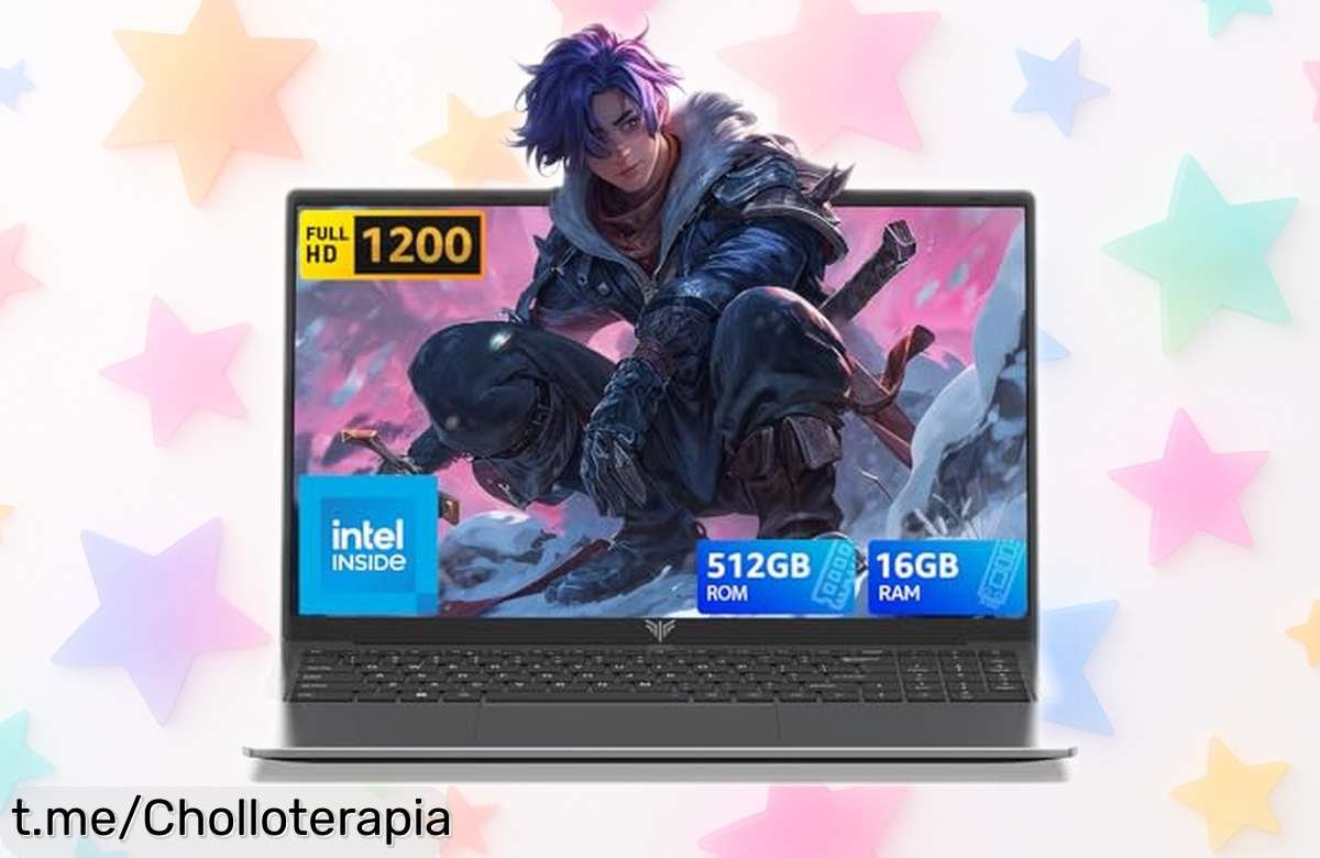 Portátil Tivique 16” Full HD con 16GB y SSD ampliable, ¡chollo rebajado que volará! Ideal para estudiar o trabajar cómodo. No te quedes sin el tuyo ahora mismo.
