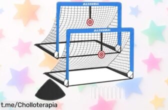 Portería 2 en 1 Pop Up para fútbol: ¡Chollazo que no verás todos los días! Perfecta para un partido inolvidable, fácil de montar y llevar. No esperes más, disfruta el juego ya mismo.