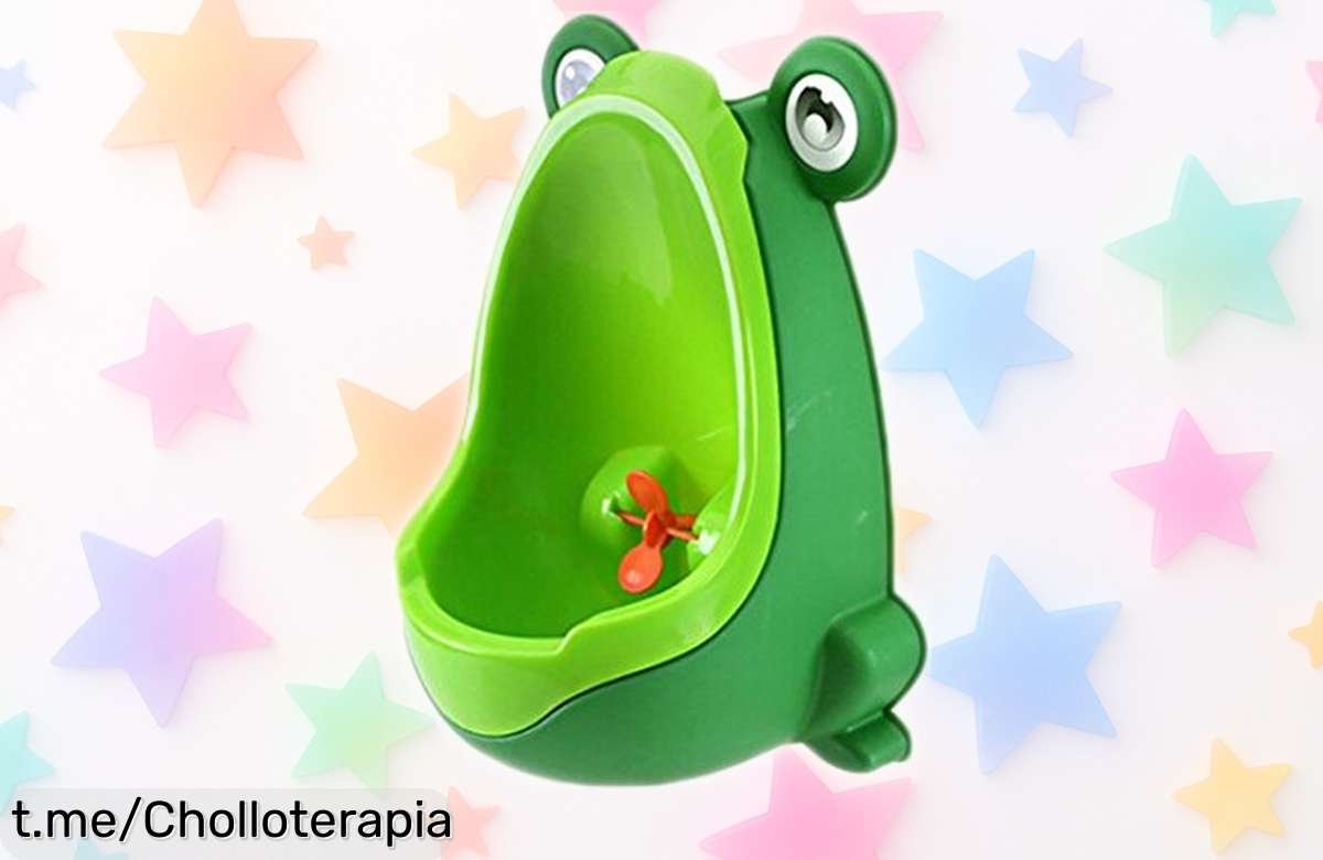 Pot para niños con diseño divertido, ahora rebajado con un descuentazo brutal que hará la limpieza rápida y tu día mucho más alegre. ¡No dejes escapar este chollazo!