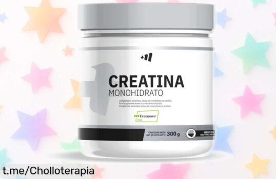 Potencia tus entrenos con creatina monohidrato Creapure® 300g a precio loco: ¡descuento brutal por tiempo limitado! No te quedes sin energía y alcanza tus metas ahora mismo.
