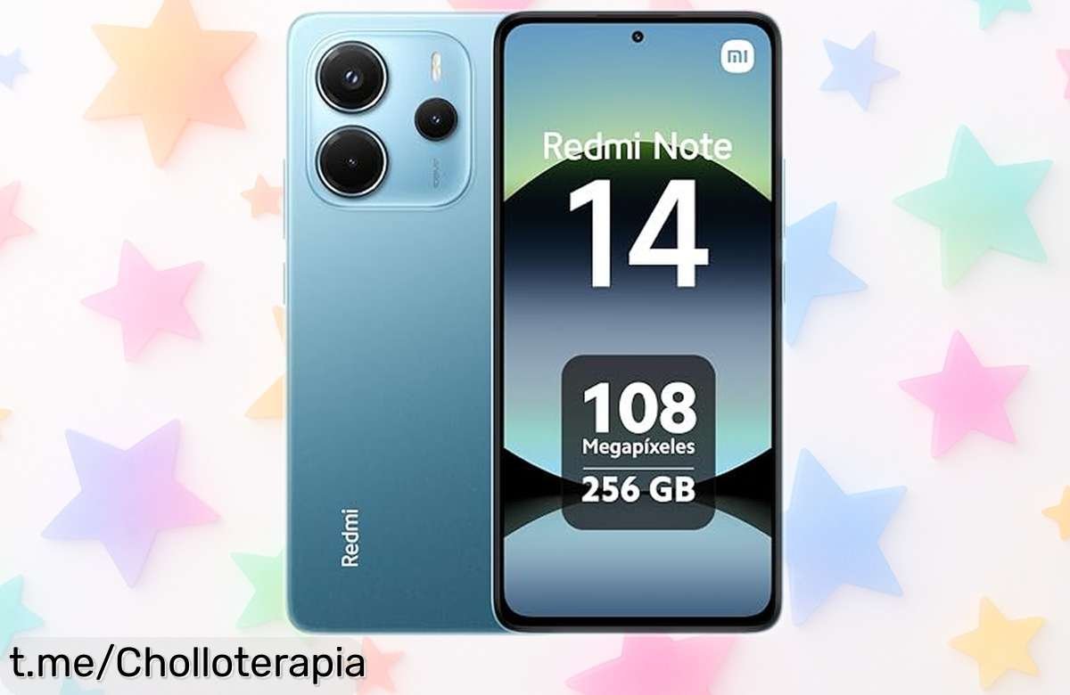 Potente Smartphone Xiaomi Redmi Note 14 con cámara de 108MP y pantalla AMOLED, ¡no te pierdas este super chollo que hará brillar tus días!
