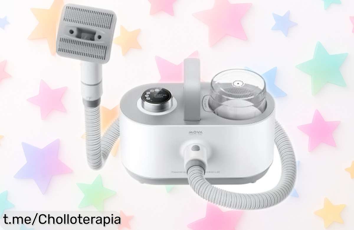 Potente aspiradora 7 en 1 Mova G1 Pro para mascotas con descuento increíble: ¡déjate sorprender y dile adiós al pelo por toda la casa ya!