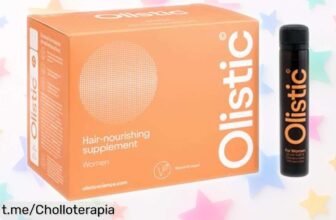 Potente complemento alimenticio Olistic para mujer que fortalece tu cabello desde el primer mes. ¡Aprovecha esta oferta con caída de precio brutal y luce una melena radiante ya!