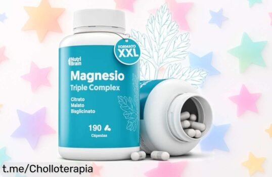 Potente magnesio triple acción en cápsulas: mejora tu descanso y energía con este ofertón que te hará sentir increíble, ¡aprovéchalo ya antes de que se acabe!