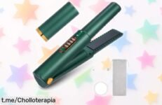 Potente mini plancha de pelo inalámbrica Layhou que calienta en solo 15 segundos y está rebajada ¡no dejes escapar esta oferta llena de estilo!