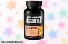 Potente multivitamínico ESN vitamin stack con 13 vitaminas en una cápsula, tu aliado para energía y fuerza diaria a un precio rebajado de locura ¡No te quedes sin él!