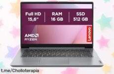 Potente portátil Lenovo IdeaPad 1 Gen 7 con Ryzen 7 y FHD a precio loco, perfecto para jugar y ver series. ¡No dejes pasar este super chollo antes que se agote!