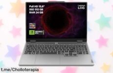 Potente portátil gaming Lenovo con Ryzen 7 y RTX 4050, pantalla 144 Hz ahora a un precio de ganga; ¡juega sin límites y siente la emoción antes que desaparezca!