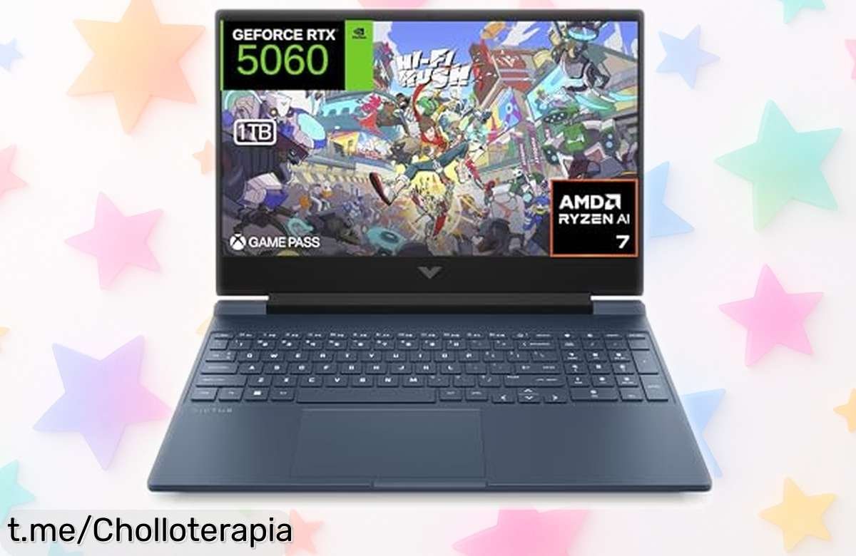 Potente portátil gaming Ryzen AI 7 y RTX 5060 con pantalla FHD a 144 Hz: ¡ofertón rebajado que volará en segundos, corre por el tuyo antes de quedarte sin él!