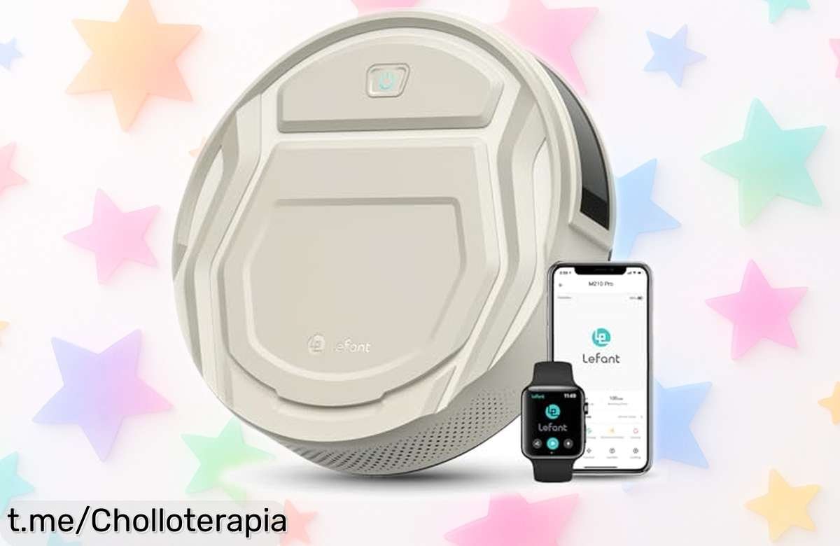 Potente robot aspirador Lefant con 2200Pa de succión y control por app ¡Oferta limitada que hará tu vida más fácil! No te quedes sin el tuyo, actúa ya.