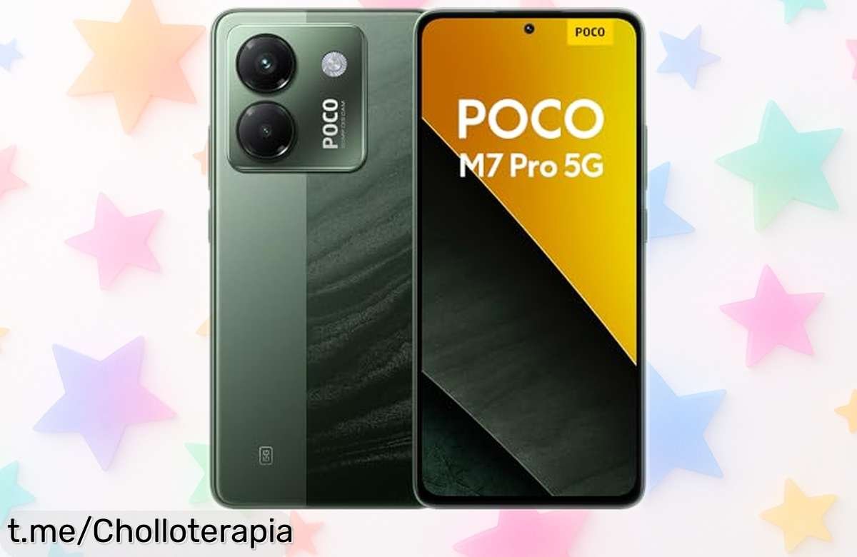 Potente smartphone Xiaomi POCO M7 Pro 5G, pantalla AMOLED y cámara Sony de 50 MP; ¡ofertón rebajado para que disfrutes ya del mejor amigo en tu bolsillo!