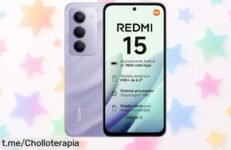 Potente smartphone Xiaomi Redmi 15 con cámara de 50MP y pantalla gigante, ¡rebajado a precio loco! Corre, que vuelan estas unidades y disfruta de un móvil completo que te hará sonreír.