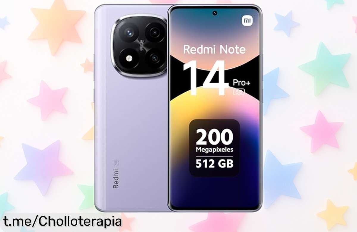 Potente smartphone Xiaomi Redmi Note 14 Pro+ con cámara de 200MP, ¡rebajado en un ofertón que vuela! No dejes escapar esta oportunidad y lleva tu experiencia móvil al siguiente nivel.