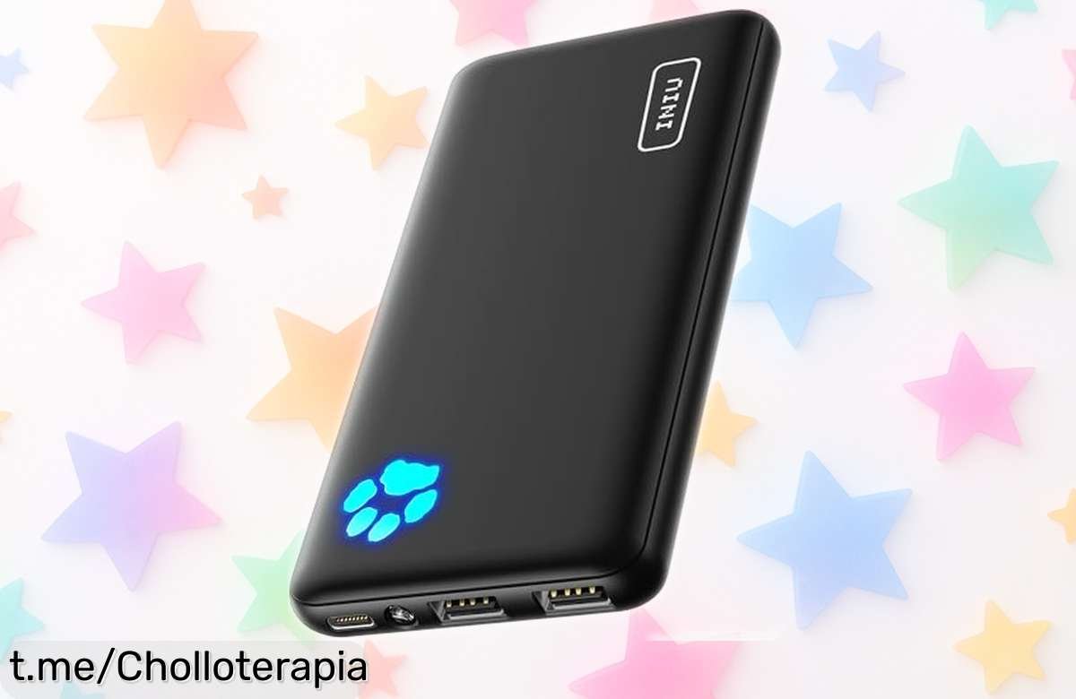 Power bank INIU ultraligera con carga turbo a precio rebajado, ¡no te quedes sin energía y siente la libertad de estar siempre conectado!
