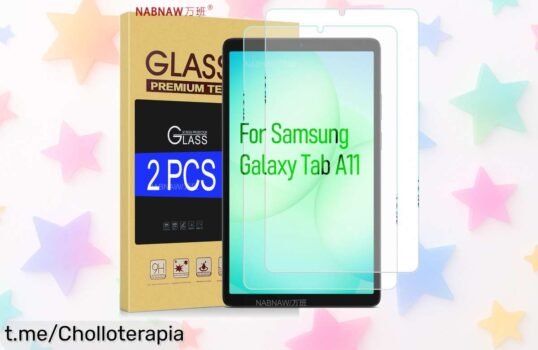 Protector de pantalla de vidrio templado para Samsung Galaxy Tab A11, ahora a un precio rebajadísimo; cuida tu tablet y siente la tranquilidad que mereces ¡No te lo pierdas!