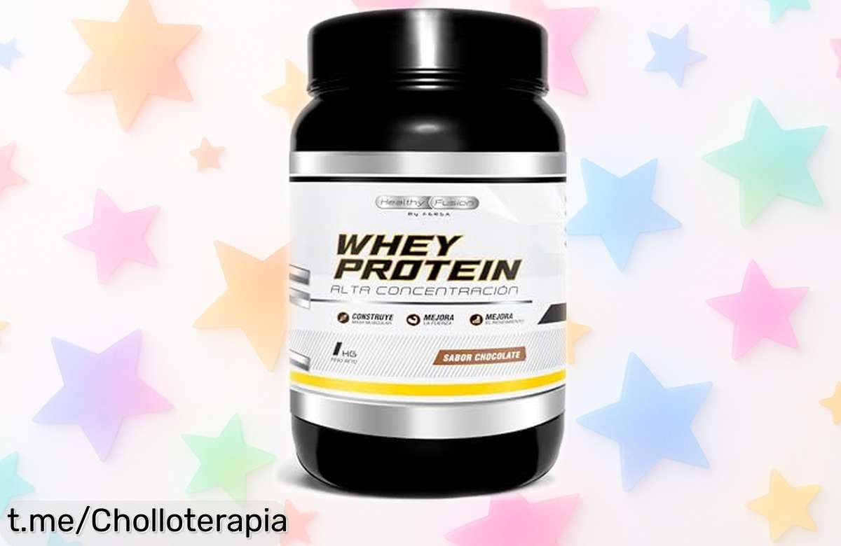 Proteína whey pura 100% con BCAA y glutamina: ¡super chollo a precio rebajado solo por tiempo limitado! Acelera tu recuperación y potencia tus entrenos ahora mismo.
