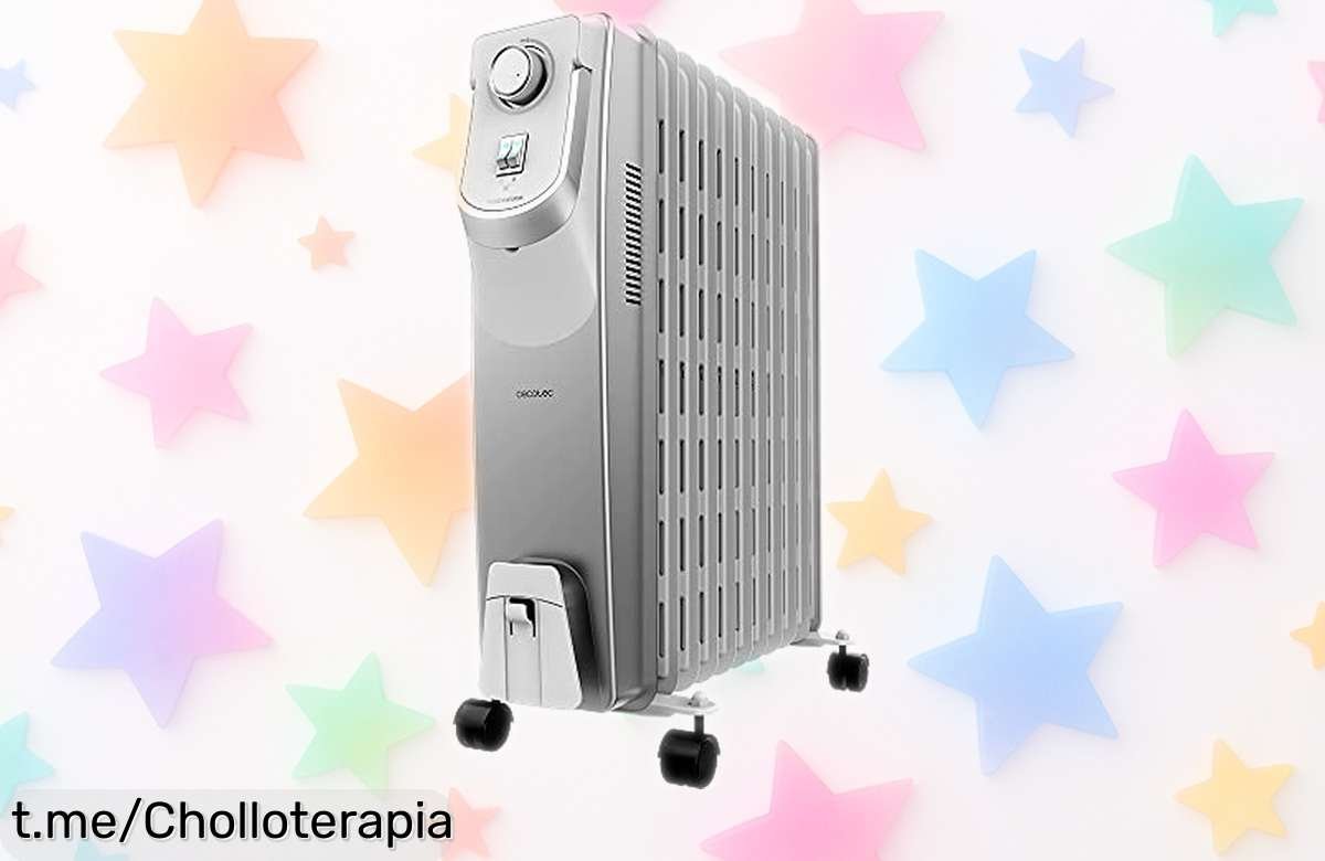 Radiador eléctrico Cecotec: Calor inmediato para 28 m2 a precio rebajado de lujo. ¡No te quedes sin el tuyo, las unidades vuelan y el frío ya no espera!