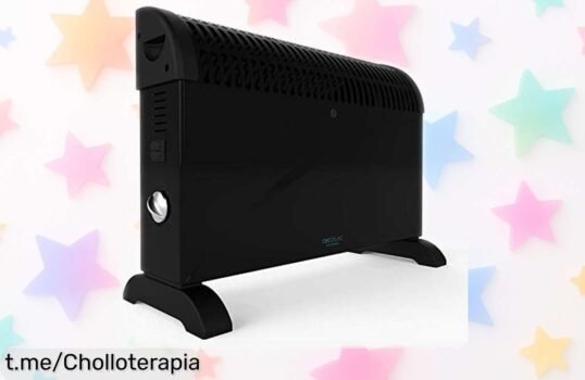 Radiador eléctrico Cecotec super silencioso para calentar tu hogar rápido y seguro, ahora a precio muy rebajado ¡No dejes pasar este ofertón que lo convertirá en un lugar acogedor!