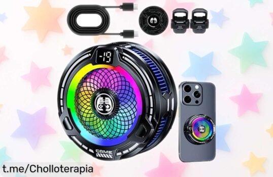 Radiador magnético portátil para móvil: enfriamiento ultra rápido y potencia ajustable, ¡rebajado a un precio loco! No dejes que el calor frene tu diversión al aire libre.