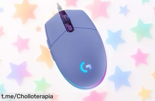 Ratón gaming ultra ligero con sensor de 8000 DPI y luces RGB personalizables, ¡super chollo limitado que te llevará a ganar! No lo pienses más, tu partida merece esta precisión.