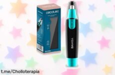 Recortador de pelos para nariz y orejas Cecotec Bamba PrecisionCare, super chollo rebajado: elimina el pelo indeseado fácil y rápido. ¡Hazlo tuyo antes de que se agote!