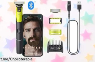 Recortadora Philips OneBlade 360 con Bluetooth a precio rebajado, ¡recibe el super chollo que tu barba estaba esperando y no te quedes sin ella!