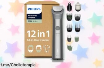Recortadora todo en uno Philips Serie 5000 con cuchillas autoafilables, ahora a un precio rebajado que no puedes dejar pasar. ¡Hazte con tu estilo perfecto antes de que se agote!