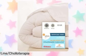 Relleno nórdico natural con microfibra y tacto pluma: precio loco que te hará dormir como un rey, ¡no dejes pasar esta rebaja única antes de que se agote!