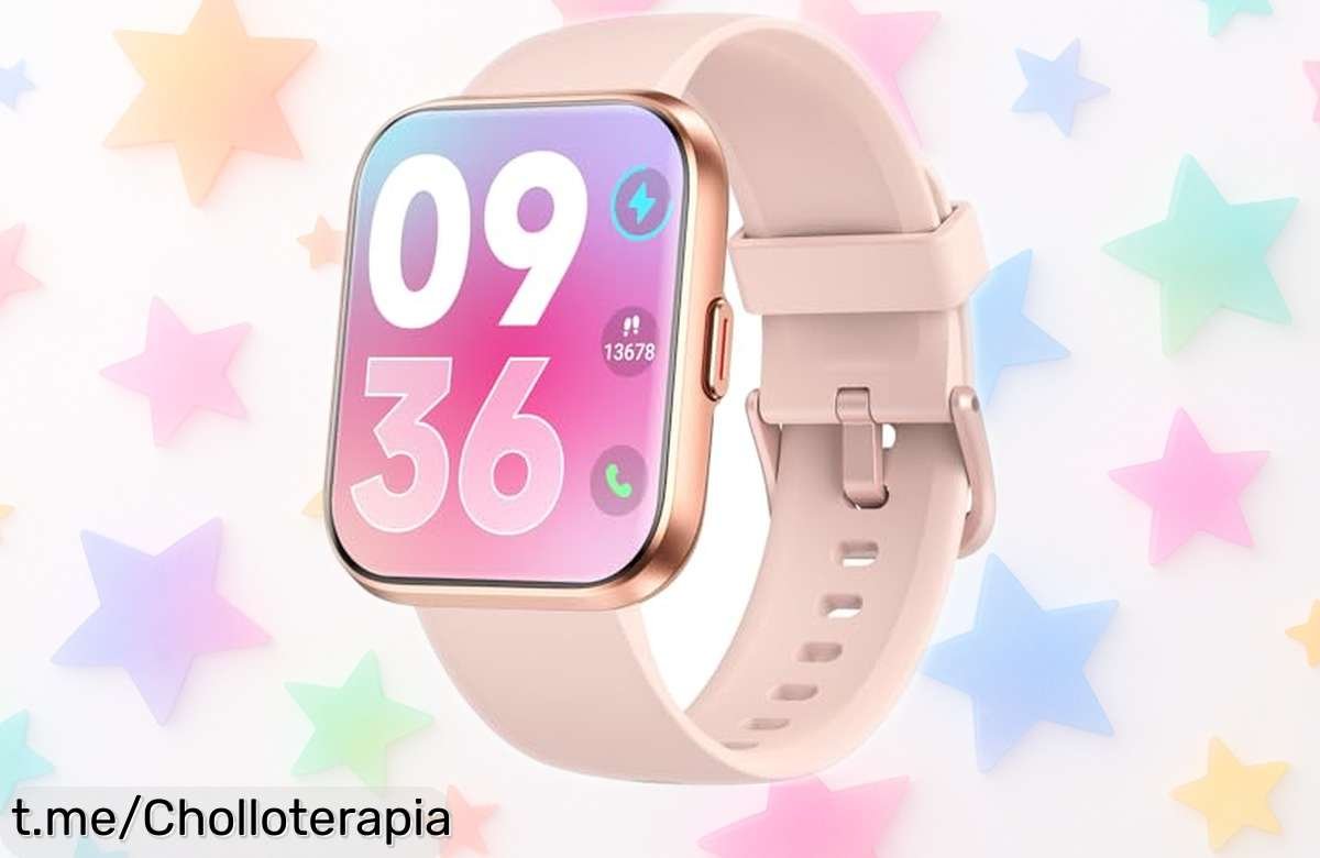 Reloj inteligente AMOLED de 1.8” con llamadas y salud: súper chollo con descuento brutal, ¡apúrate que se agota rápido y no querrás perder esta oportunidad!