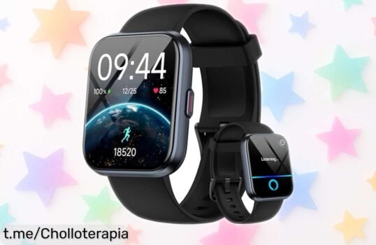 Reloj inteligente Fitpolo con Alexa y Bluetooth, ¡un super chollo que se va volando! Aprovecha el descuentazo y vive siempre conectado. No dejes pasar esta oportunidad única.