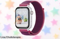 Reloj inteligente para niño con GPS y llamadas ilimitadas, diversión segura a un precio loco que no puedes dejar escapar. ¡Tu pequeño se lo merece, date prisa!
