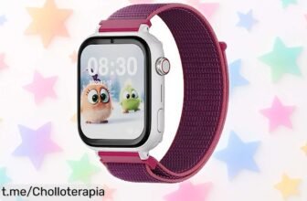 Reloj inteligente para niño con GPS y llamadas ilimitadas, diversión segura a un precio loco que no puedes dejar escapar. ¡Tu pequeño se lo merece, date prisa!