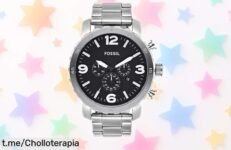 Reloj moderno Fossil para hombre en acero inoxidable, ahora a un precio rebajado que no puedes dejar pasar; eleva tu estilo y disfruta cada momento con este super chollo.