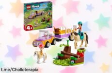 Remolque para caballo y poni LEGO Friends con mini muñecos: ¡chollo increíble a precio rebajado! Crea aventuras únicas, no te lo pierdas, hazlo tuyo antes de que se agote.