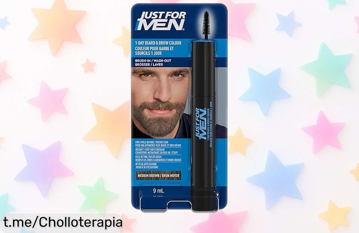 Retoque instantáneo para canas Just for Men, precio rebajado por tiempo limitado: ¡transforma tu look y siente la confianza que mereces!
